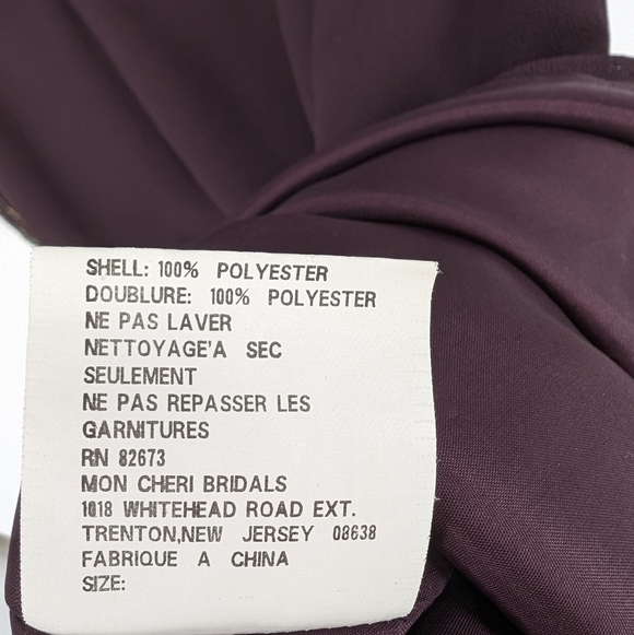 Cameron Blake by Mon Cheri Formal Dress Beaded Mother of the Bride Long Sleeve - Picture 6 of 9